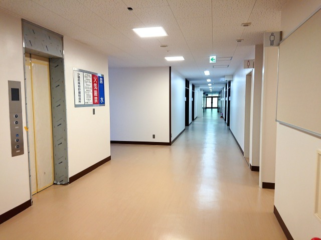 改修後の廊下